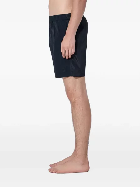 Pantaloni scurți Moncler cu autograf negru