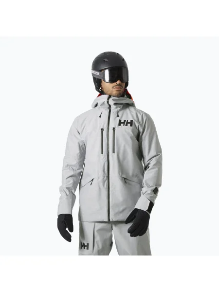 Geacă de schi pentru bărbați Helly Hansen Garibaldi grey/melange gri