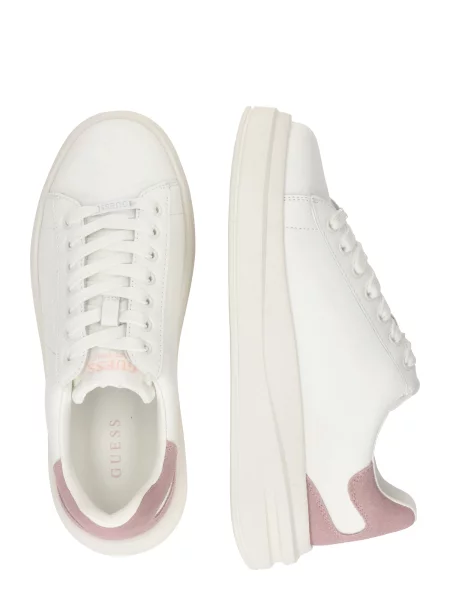 Guess De piele sneakers LADY ELBINA alb
