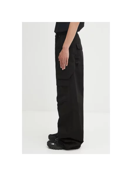 Spodnie cargo Rick Owens czarne