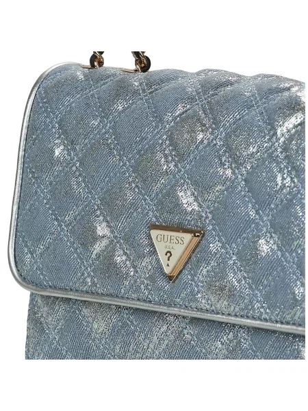 Crossbody kabelka Guess modrá