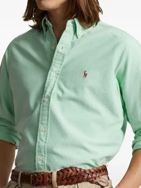 Ursuleț de pluș tricou polo Polo Ralph Lauren din țesătură twill clasic albastru