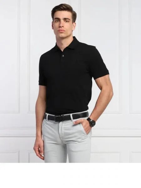 BOSS BLACK Tenisz póló Pallas fekete