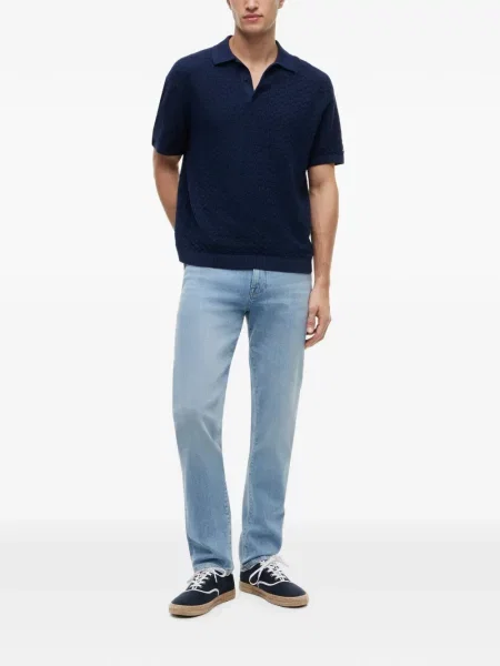 Scurt tricou polo Tommy Hilfiger albastru