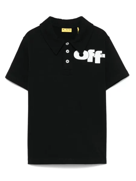 Koszulka polo dziecięca Off-white biała