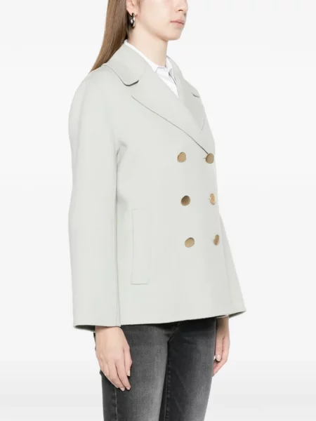 Палто 's Max Mara двуредно зелено