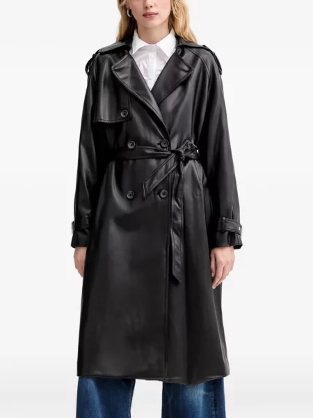 Cu centură palton Guess negru