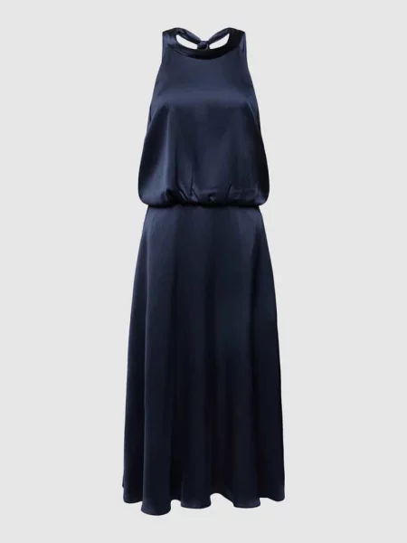 Sukienka koktajlowa V By Vera Mont granatowa