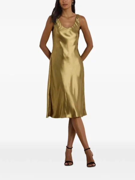 Rochie midi Lauren Ralph Lauren din șifon