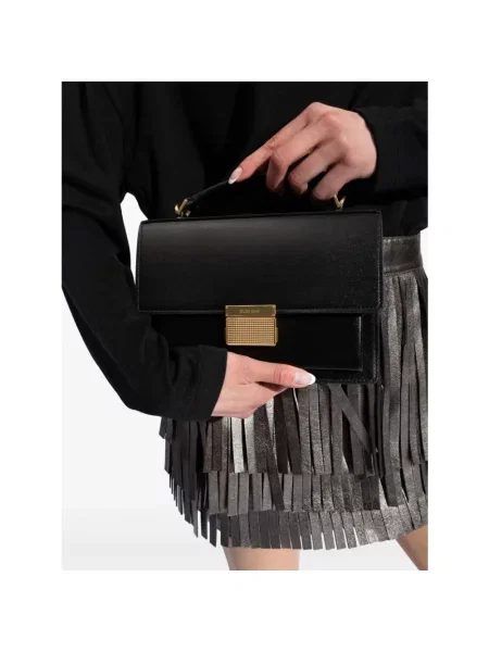 Torebka skórzana Golden Goose skórzana czarna