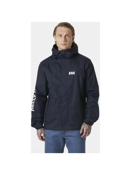 Kurtka z kapturem Helly Hansen Ervik oceaniczna M niebieska