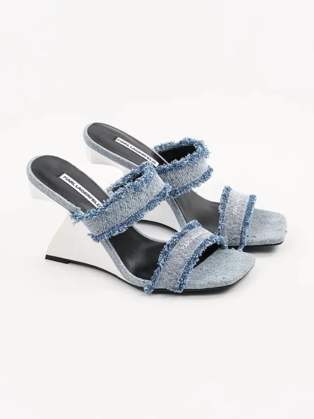 Шльопанці Karl Lagerfeld WAVERLY на танкетці