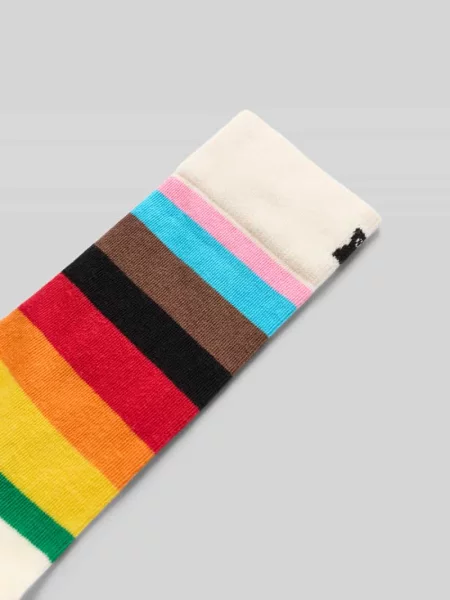 Skarpety z pride edition nadrukiem Happy Socks białe