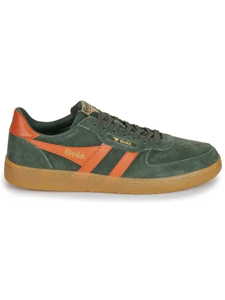 Pantofi Gola din piele de căprioară kaki