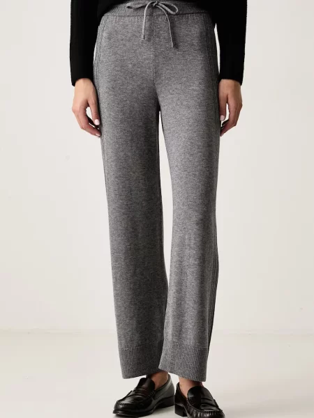 Ermanno Scervino LIFE pantaloni de trening pentru femei cu amestec de lână gri