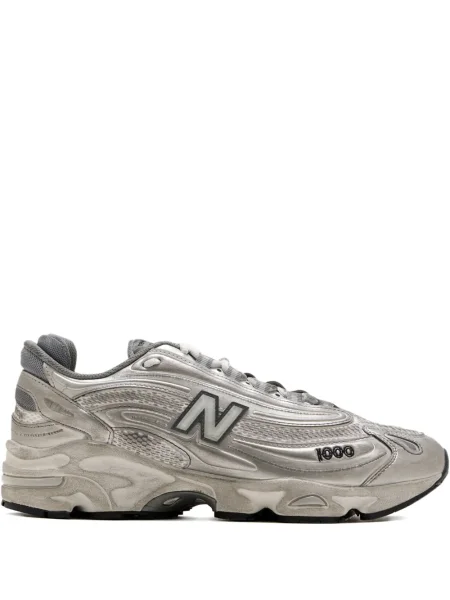 Sneakerși New Balance FuelCell din piele de căprioară slip-on gri