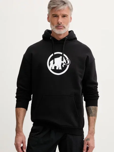 Mammut dukserica sa kapuljačom za muškarce od pamuka crna