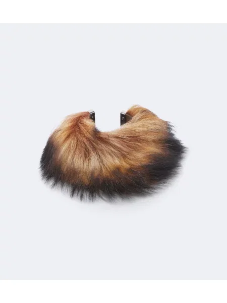 Brăţară Acne Studios din piele de oaie maro
