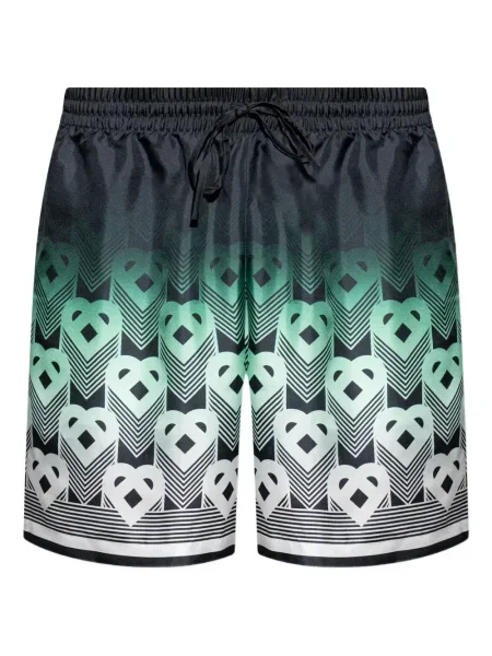 Pantaloni scurți Casablanca cu imagine verde