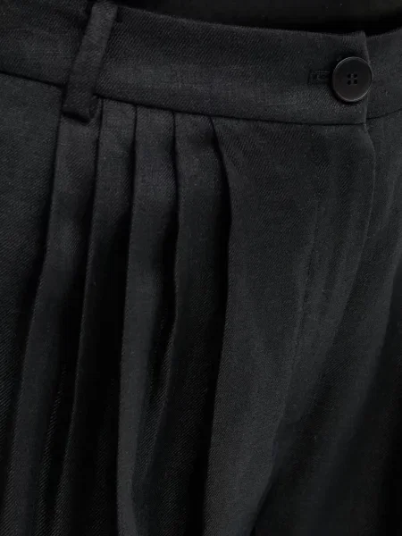 Pantaloni Luisa Spagnoli plisate negru