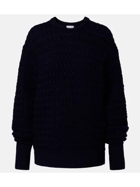 Pulover Bottega Veneta de lână albastru