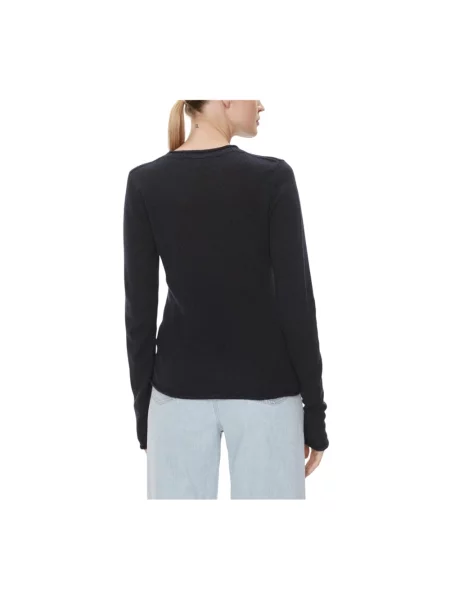 Sweter Tommy Hilfiger Soft Wool C-Nk Ls Sweater Blue S niebieski