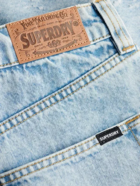 Kraťasy Superdry s oděrkami modré