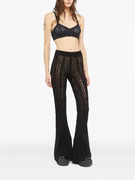 Top Alanui de lână negru