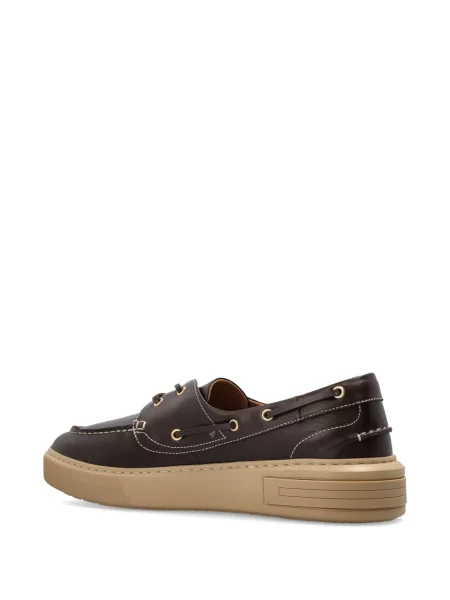 Sneakerși Bally din piele maro