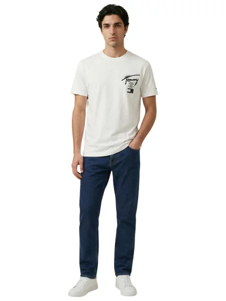 Majica Tommy Hilfiger Jeans modra