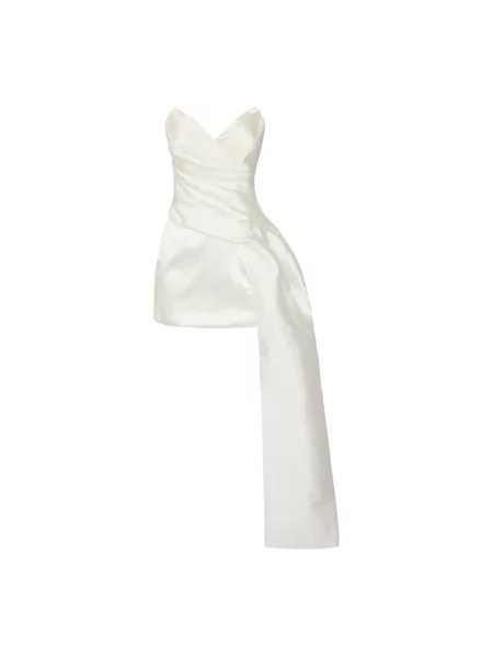 Sukienka mini Elisabetta Franchi beżowa