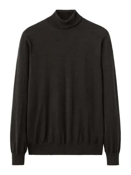 MANGO MAN Sveter Willyt čokoládová