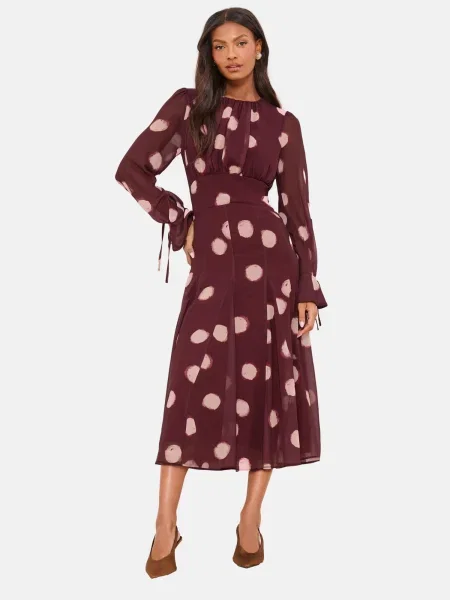 Lipsy Rochie roz / burgundy roșu