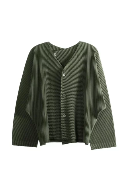 Cardigan Homme Plisse Issey Miyake verde