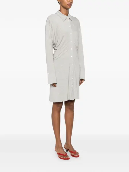 Rochie mini Toteme cu volane gri
