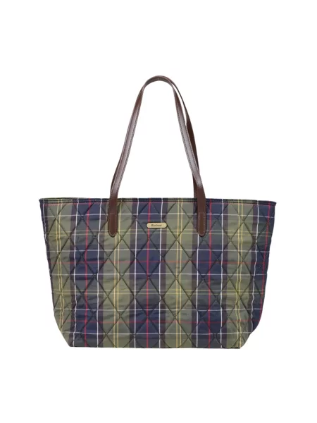 Barbour Torba Na Zakupy Wetherham Z Woreczkiem gruen żółta
