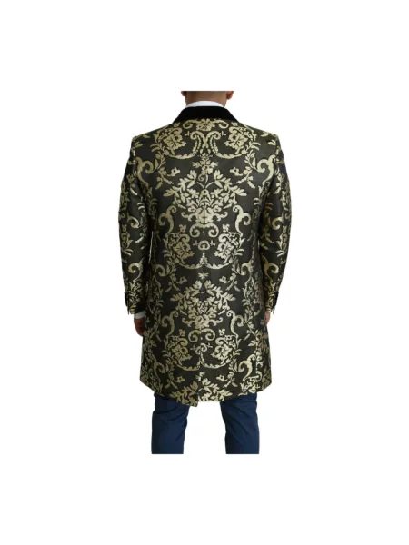Długi płaszcz Dolce And Gabbana czarny