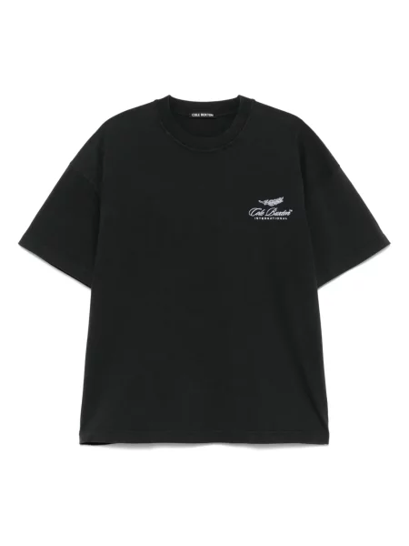 Tricou Cole Buxton cu broderie negru