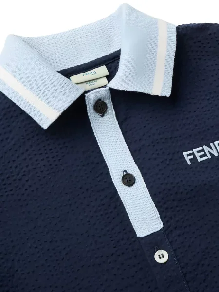 Koszula dziecięca Fendi niebieska