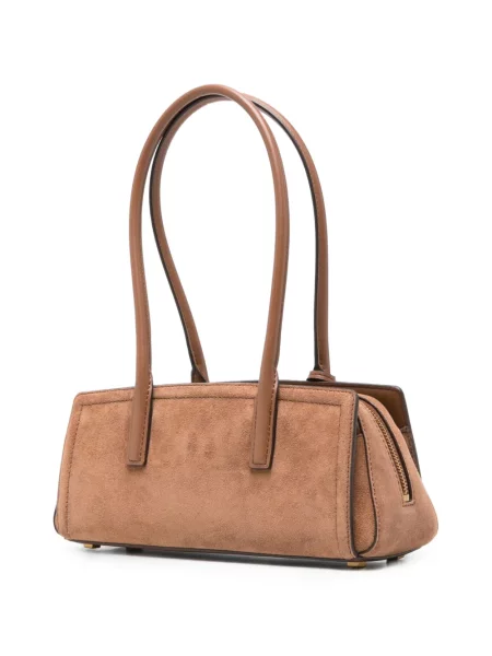 Szarvasbőr kézitáska Michael Kors autogrammal barna