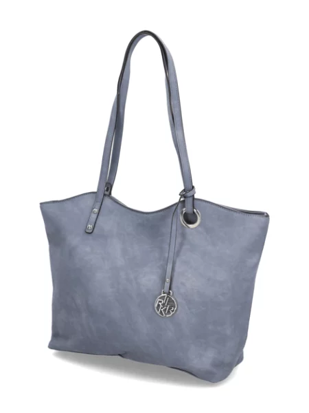 Rieker kabelka Shopper modrá