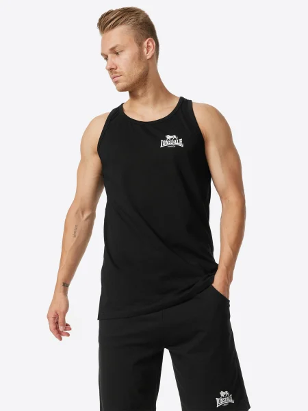 LONSDALE Tricou DOLTON negru alb