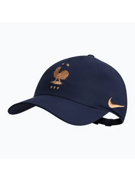 Gyerek ellenzős sapka Nike Club France Poly blackened blue. Méret: OS kék