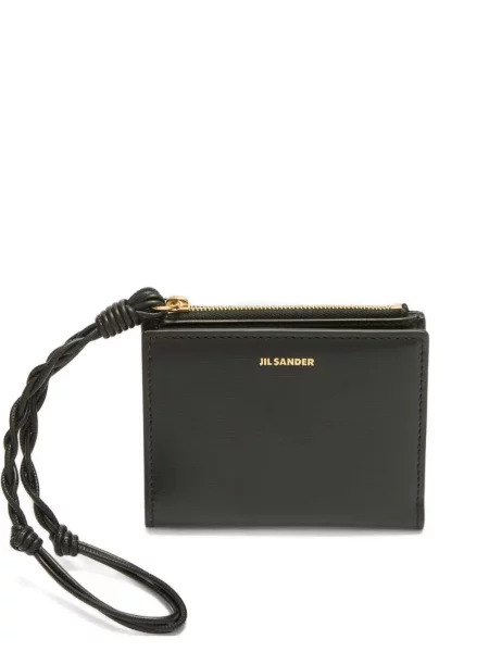 Portofel Jil Sander cu imagine negru