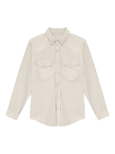 Manšestrová dlouhá košile Marant bílá