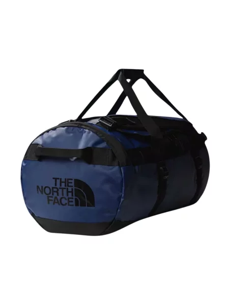 Torba podróżna The North Face Base Camp Duffel M 71 l summit navy/black/npf niebieska