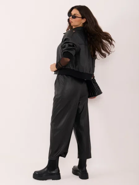 Hlače Italy Moda crna