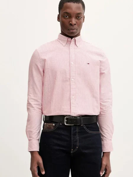 Tommy Jeans košile růžová
