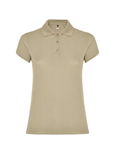 Koszulka Polo W beżowa