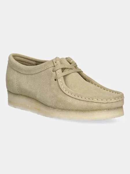 Clarks Originals Mocasini Wallabee bej verde